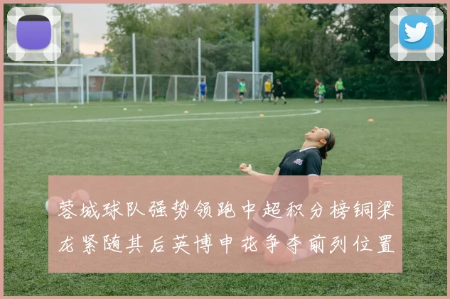 蓉城球队强势领跑中超积分榜铜梁龙紧随其后英博申花争夺前列位置